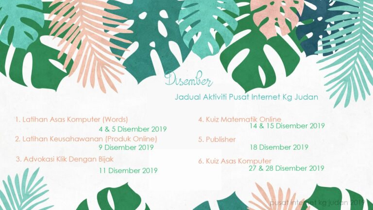 jadual kg judan disember 2019 - Copy